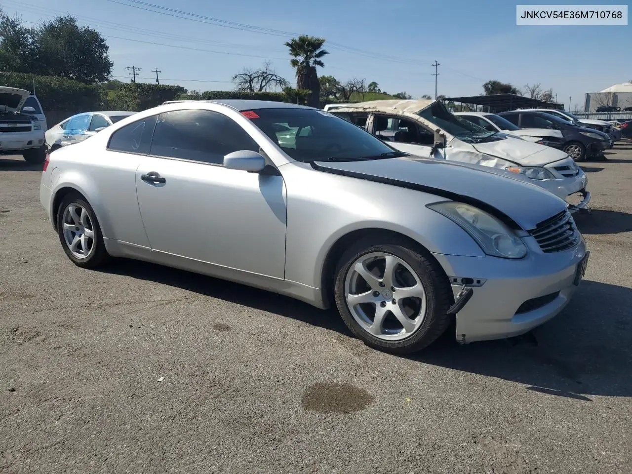 2006 Infiniti G35 VIN: JNKCV54E36M710768 Lot: 49982355