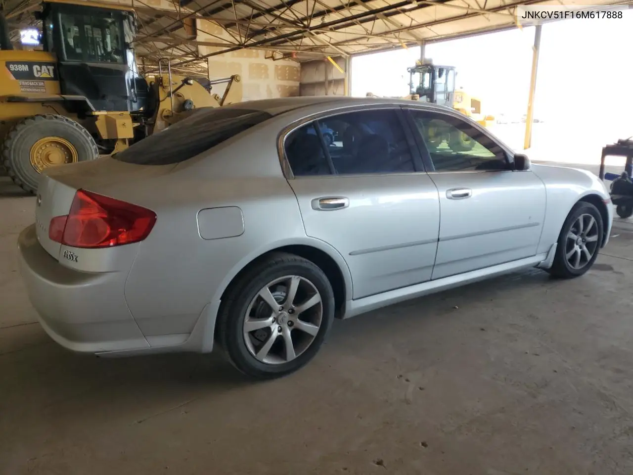 2006 Infiniti G35 VIN: JNKCV51F16M617888 Lot: 56682775
