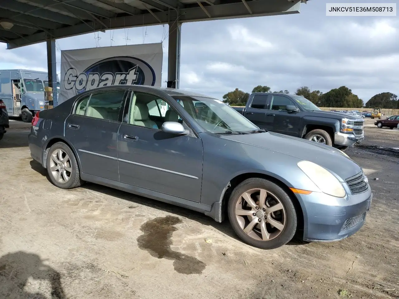 2006 Infiniti G35 VIN: JNKCV51E36M508713 Lot: 56876815