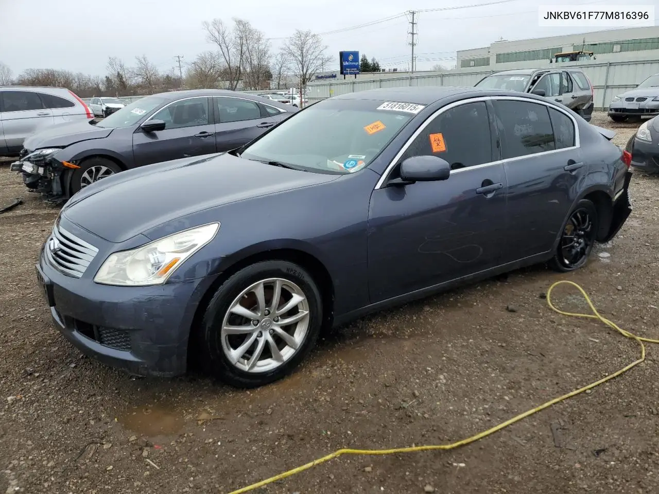 2007 Infiniti G35 VIN: JNKBV61F77M816396 Lot: 51816015