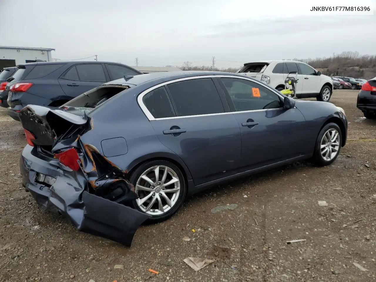 2007 Infiniti G35 VIN: JNKBV61F77M816396 Lot: 51816015