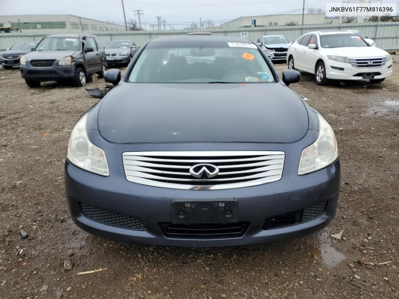 2007 Infiniti G35 VIN: JNKBV61F77M816396 Lot: 51816015
