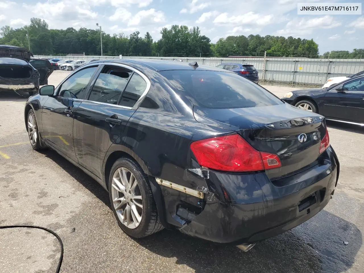 2007 Infiniti G35 VIN: JNKBV61E47M716117 Lot: 55098075