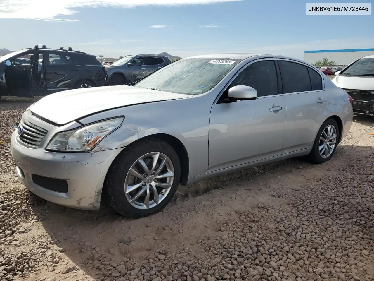 2007 Infiniti G35 VIN: JNKBV61E67M728446 Lot: 55973095