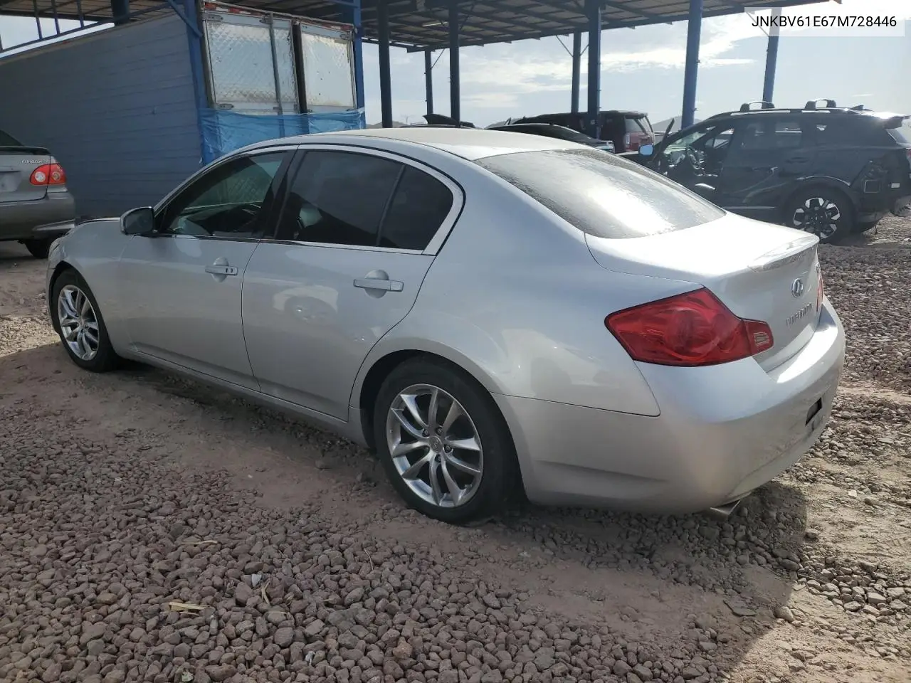 2007 Infiniti G35 VIN: JNKBV61E67M728446 Lot: 55973095