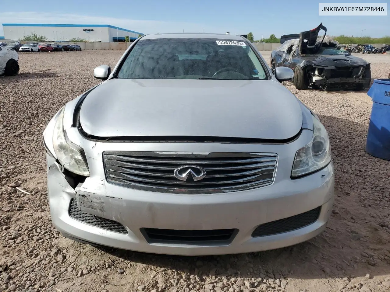 2007 Infiniti G35 VIN: JNKBV61E67M728446 Lot: 55973095