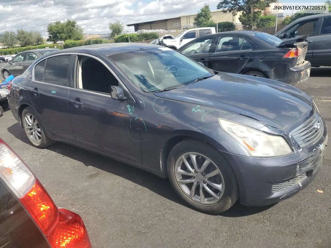 2007 Infiniti G35 VIN: JNKBV61EX7M720575 Lot: 56769055