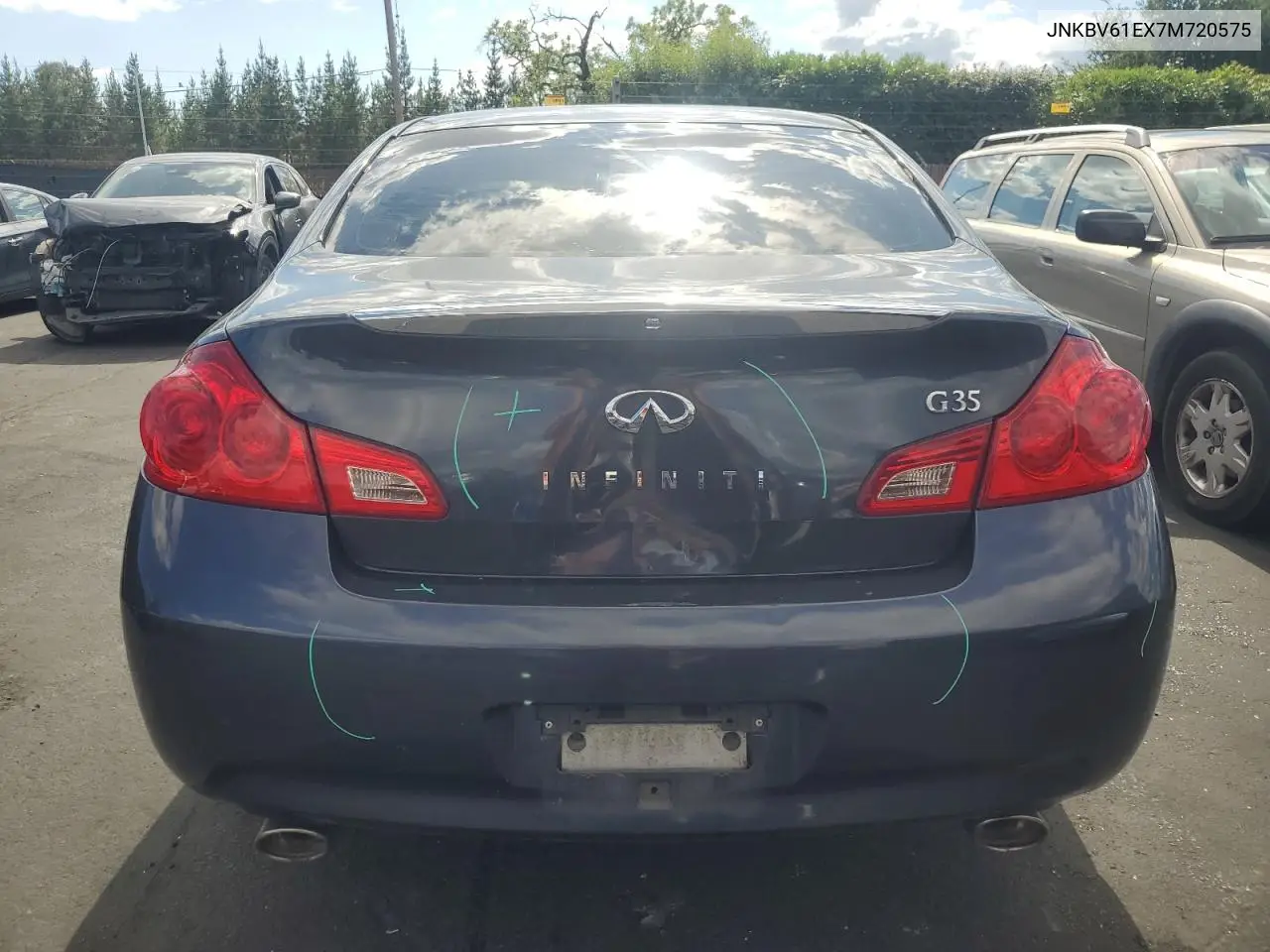 2007 Infiniti G35 VIN: JNKBV61EX7M720575 Lot: 56769055