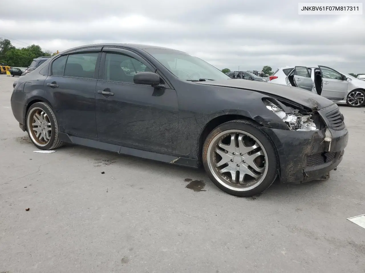 2007 Infiniti G35 VIN: JNKBV61F07M817311 Lot: 57087125