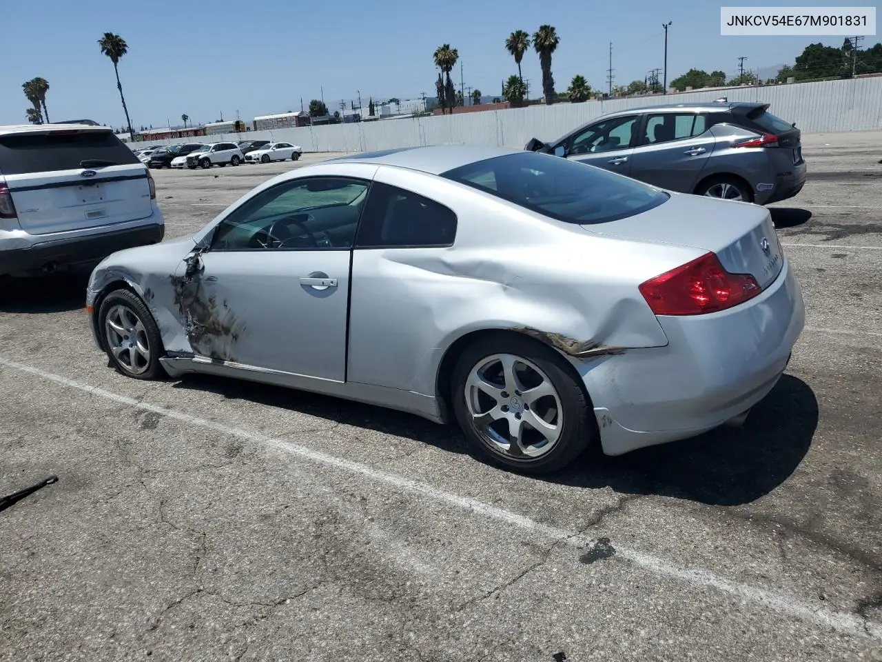 2007 Infiniti G35 VIN: JNKCV54E67M901831 Lot: 61613605