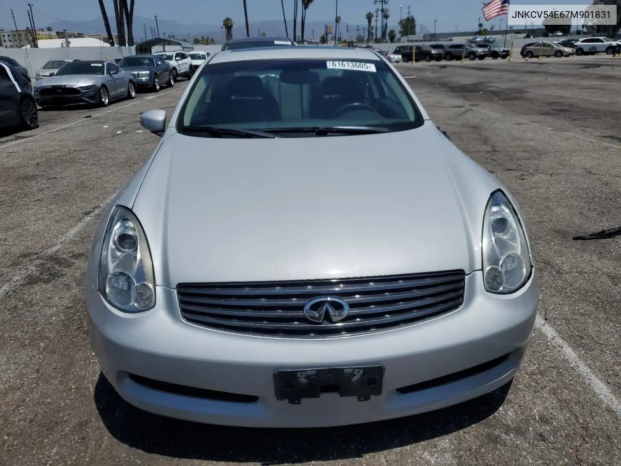 2007 Infiniti G35 VIN: JNKCV54E67M901831 Lot: 61613605