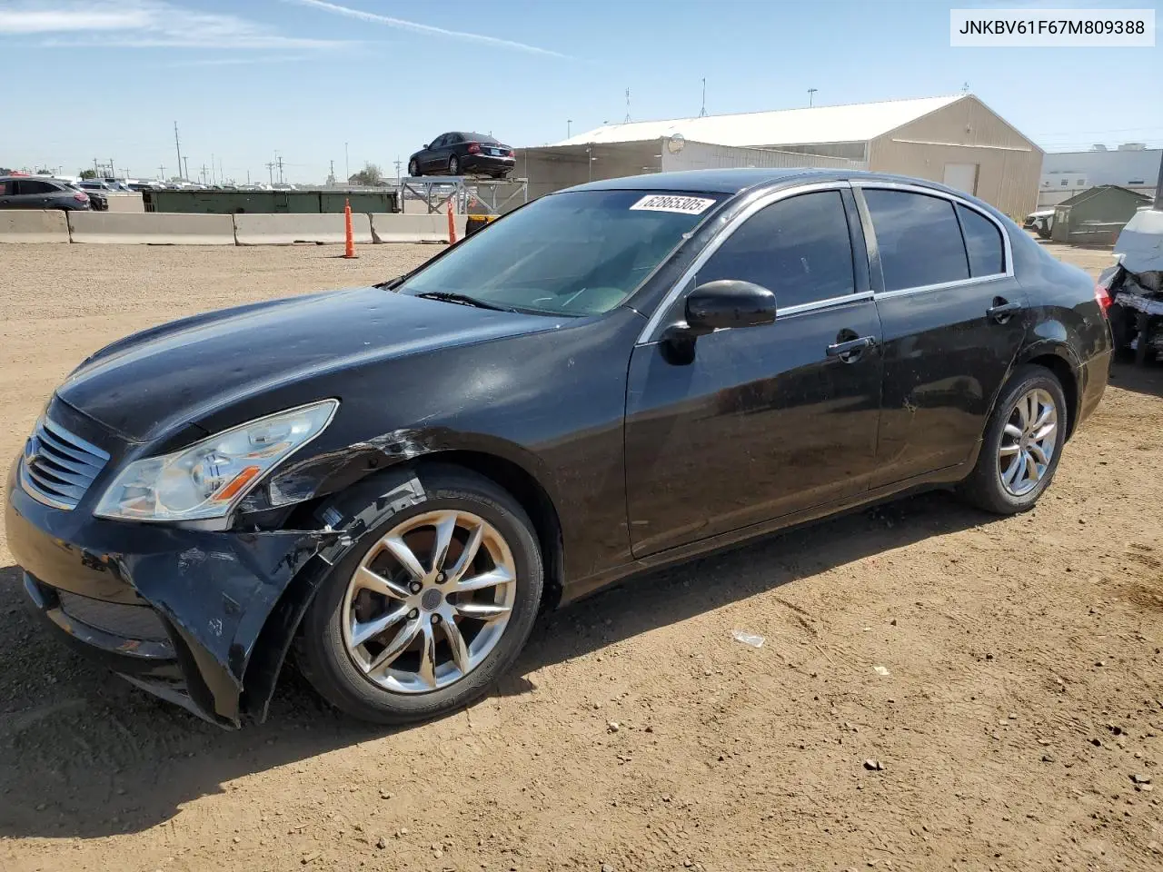 2007 Infiniti G35 VIN: JNKBV61F67M809388 Lot: 62865305