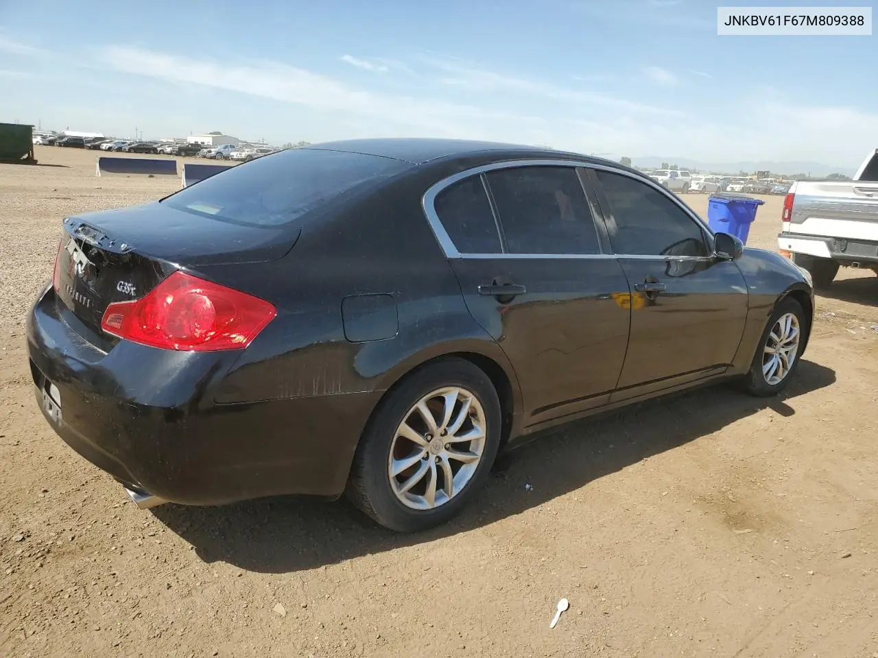 2007 Infiniti G35 VIN: JNKBV61F67M809388 Lot: 62865305