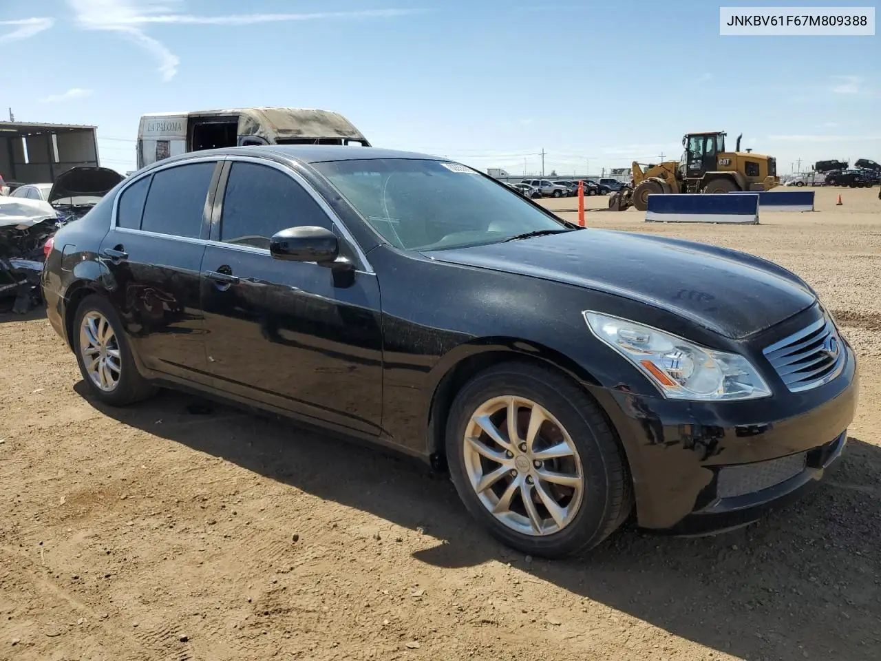 2007 Infiniti G35 VIN: JNKBV61F67M809388 Lot: 62865305
