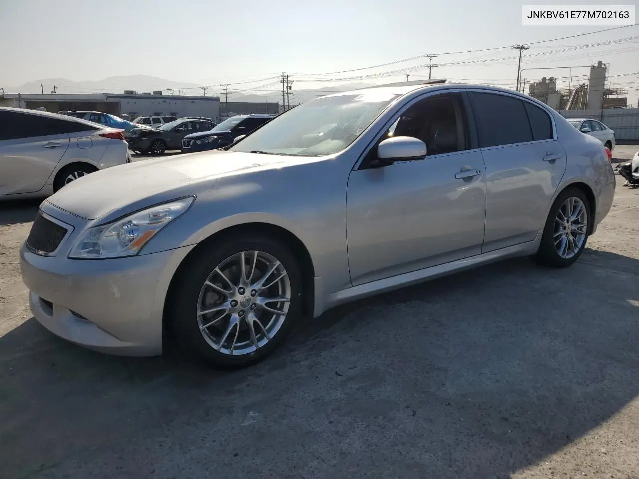 2007 Infiniti G35 VIN: JNKBV61E77M702163 Lot: 63428115