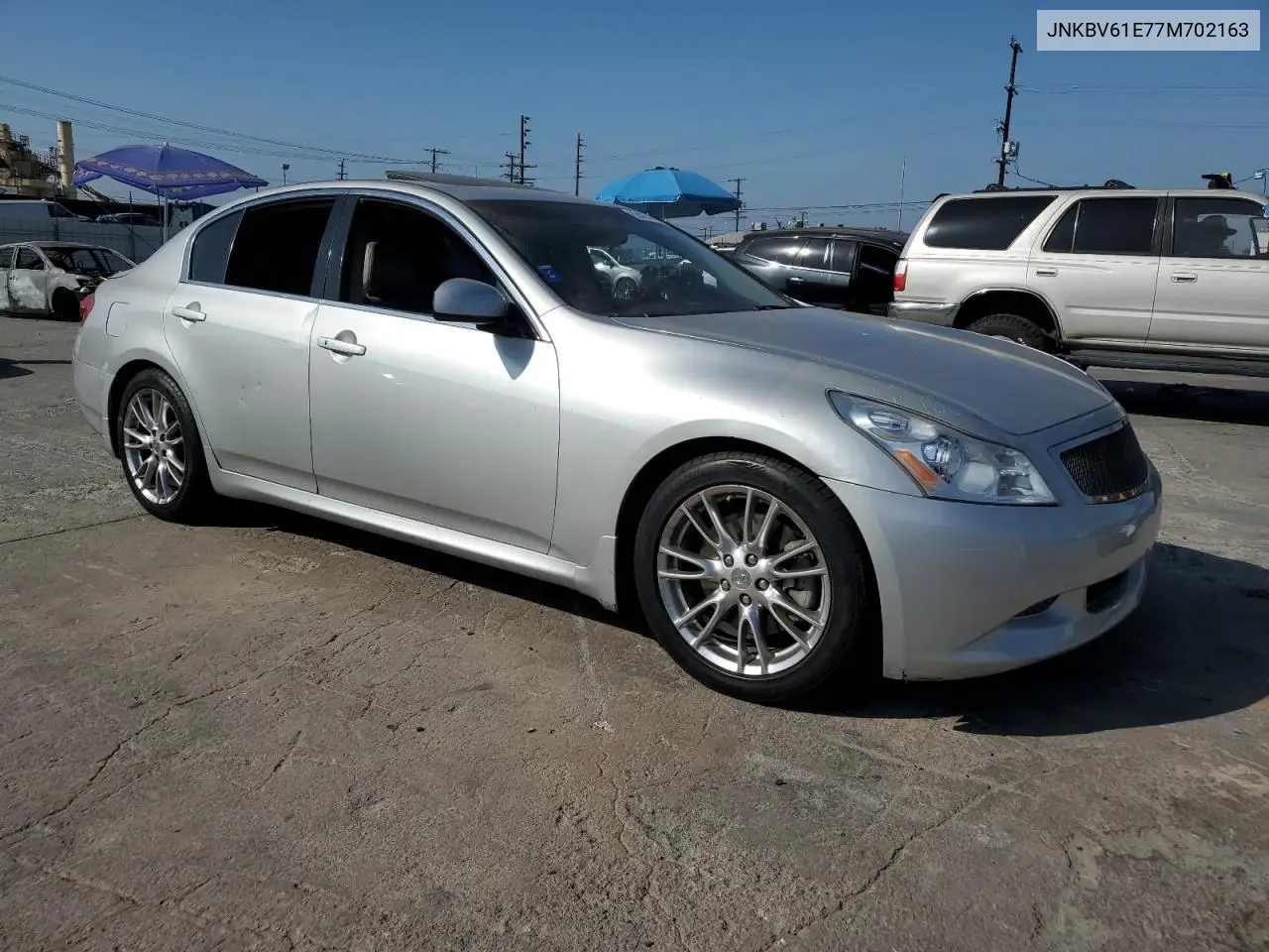 2007 Infiniti G35 VIN: JNKBV61E77M702163 Lot: 63428115