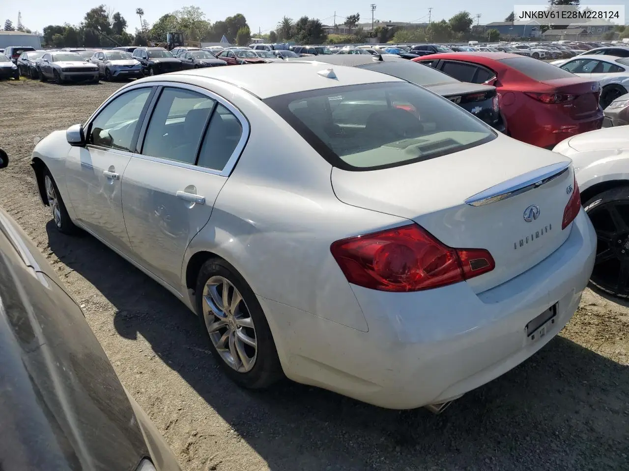 2008 Infiniti G35 VIN: JNKBV61E28M228124 Lot: 52823565