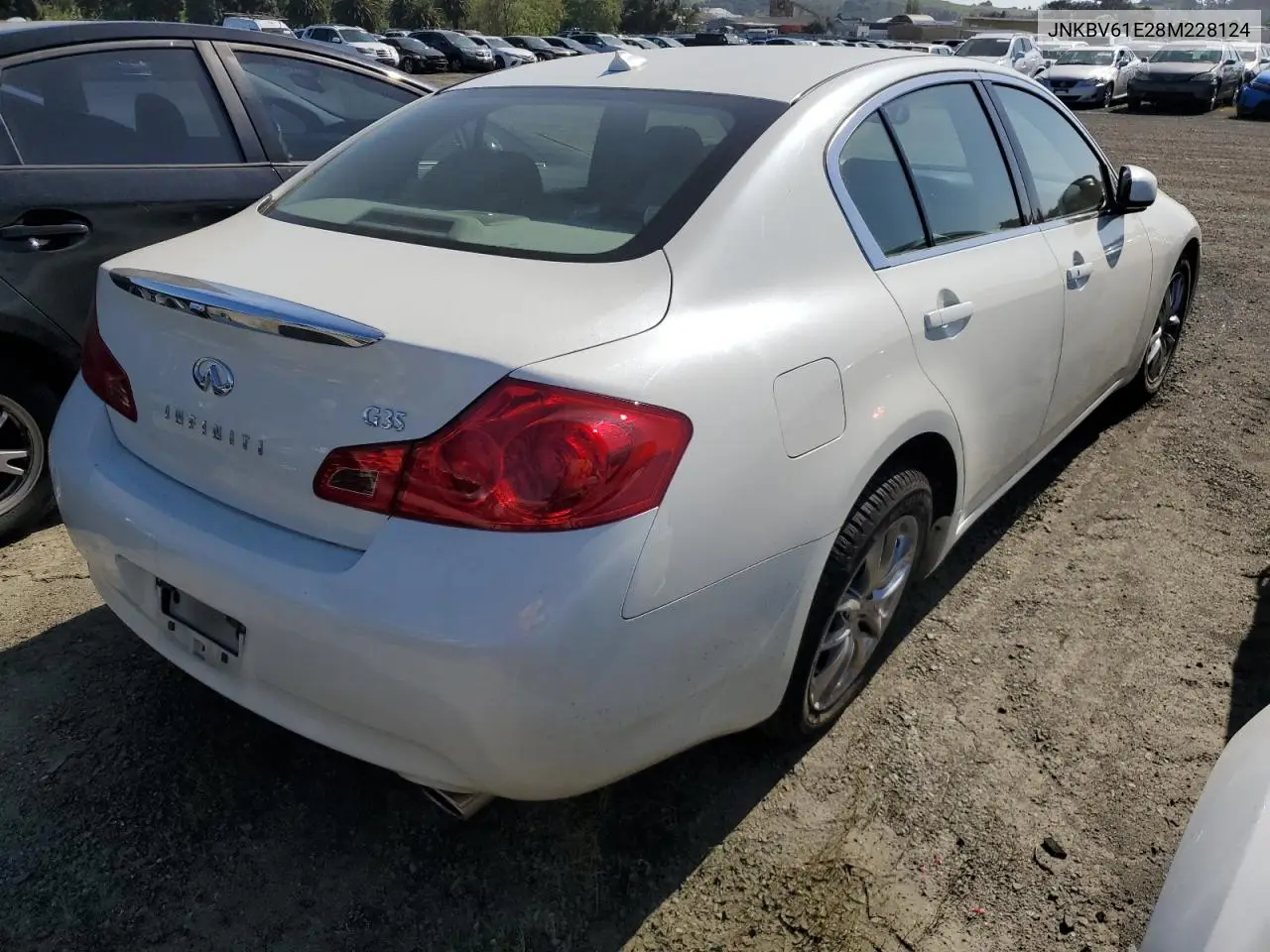 2008 Infiniti G35 VIN: JNKBV61E28M228124 Lot: 52823565
