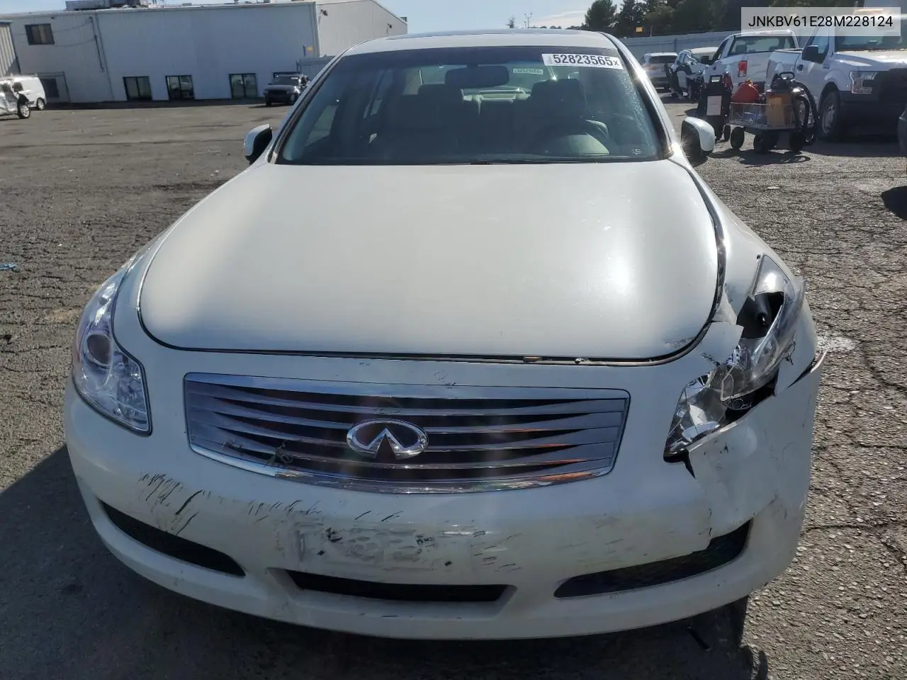 2008 Infiniti G35 VIN: JNKBV61E28M228124 Lot: 52823565