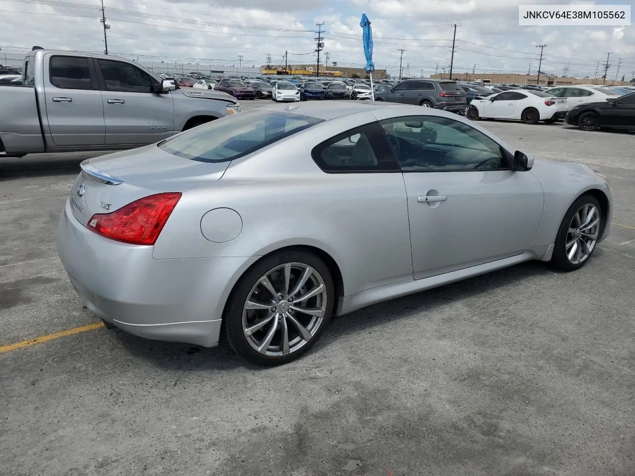 2008 Infiniti G37 Base VIN: JNKCV64E38M105562 Lot: 56551675
