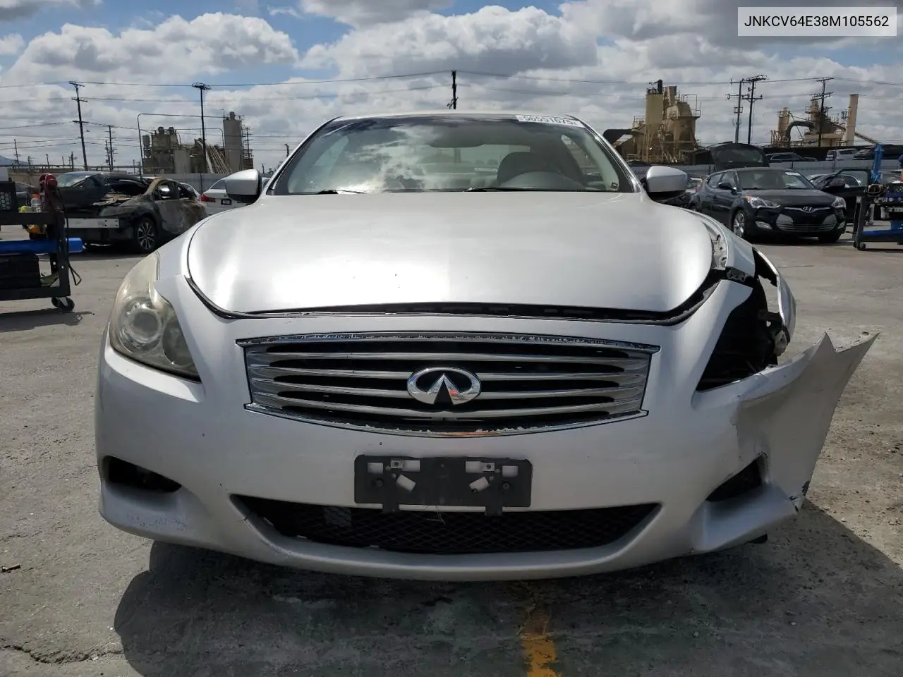 2008 Infiniti G37 Base VIN: JNKCV64E38M105562 Lot: 56551675