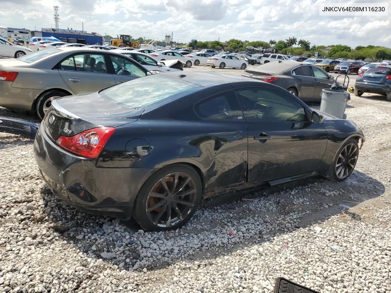 2008 Infiniti G37 Base VIN: JNKCV64E08M116230 Lot: 56732875