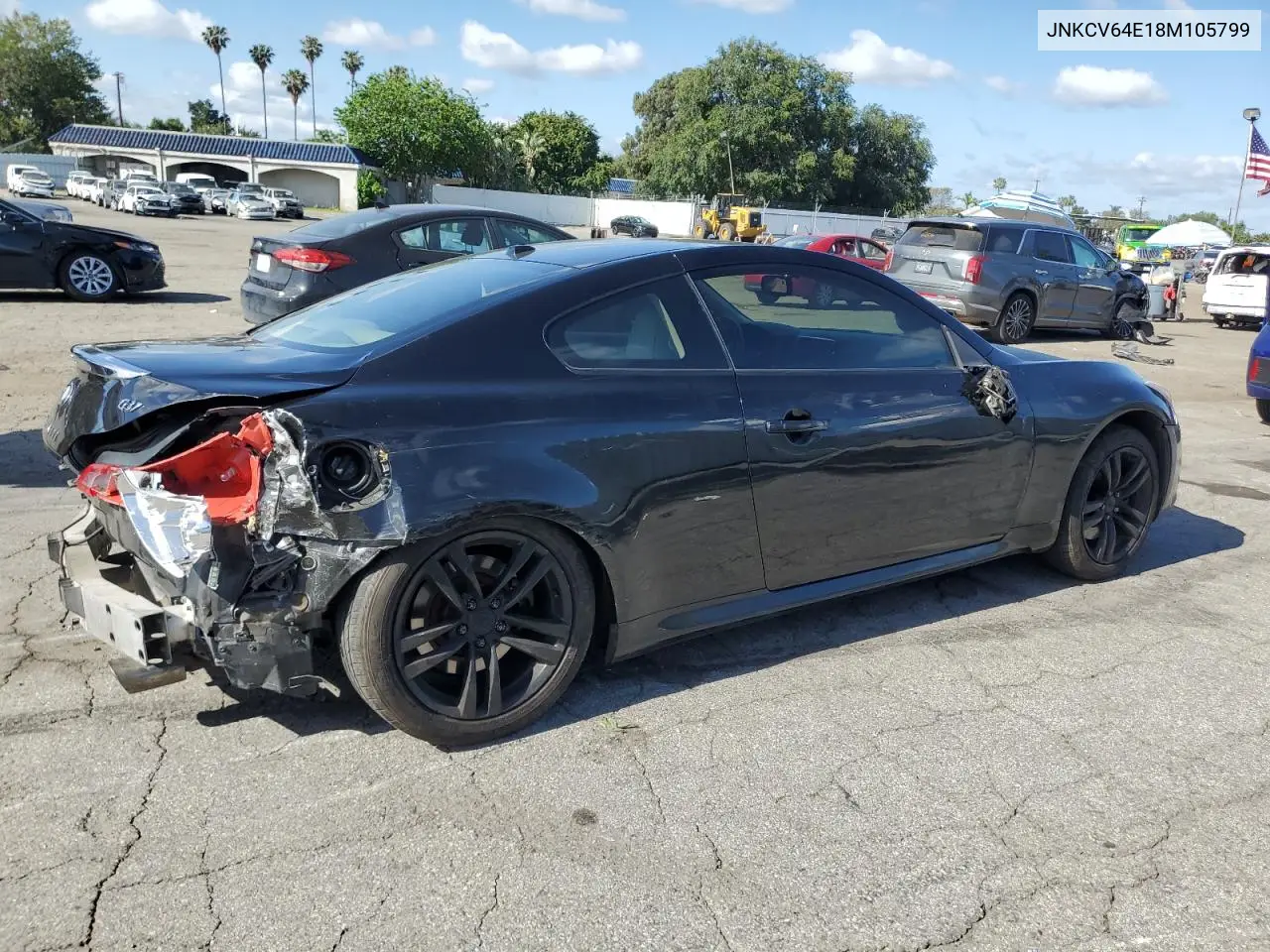 2008 Infiniti G37 Base VIN: JNKCV64E18M105799 Lot: 56797215