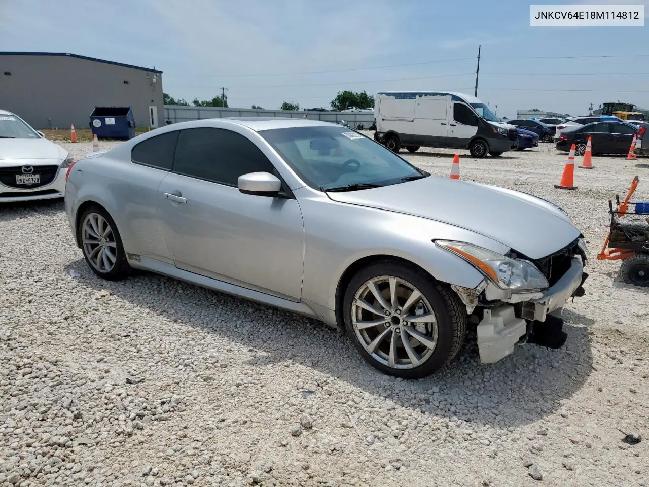 2008 Infiniti G37 Base VIN: JNKCV64E18M114812 Lot: 56903275