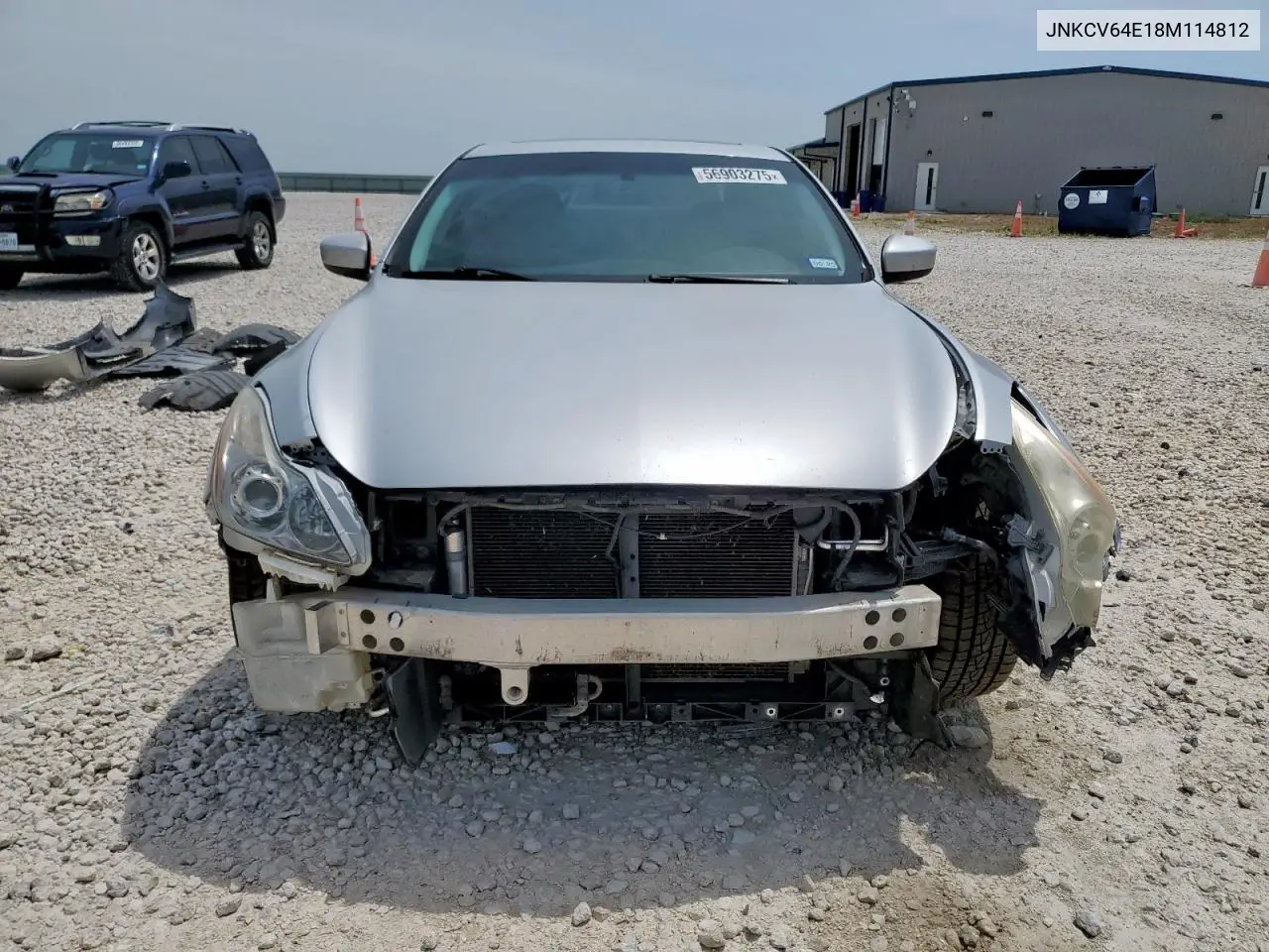 2008 Infiniti G37 Base VIN: JNKCV64E18M114812 Lot: 56903275