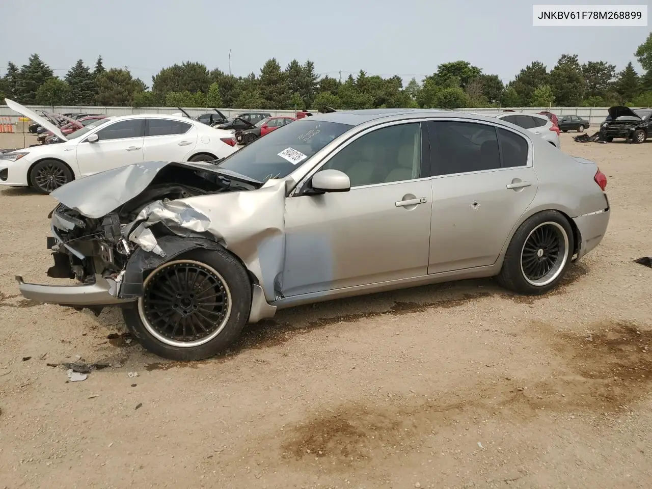 2008 Infiniti G35 VIN: JNKBV61F78M268899 Lot: 59040135