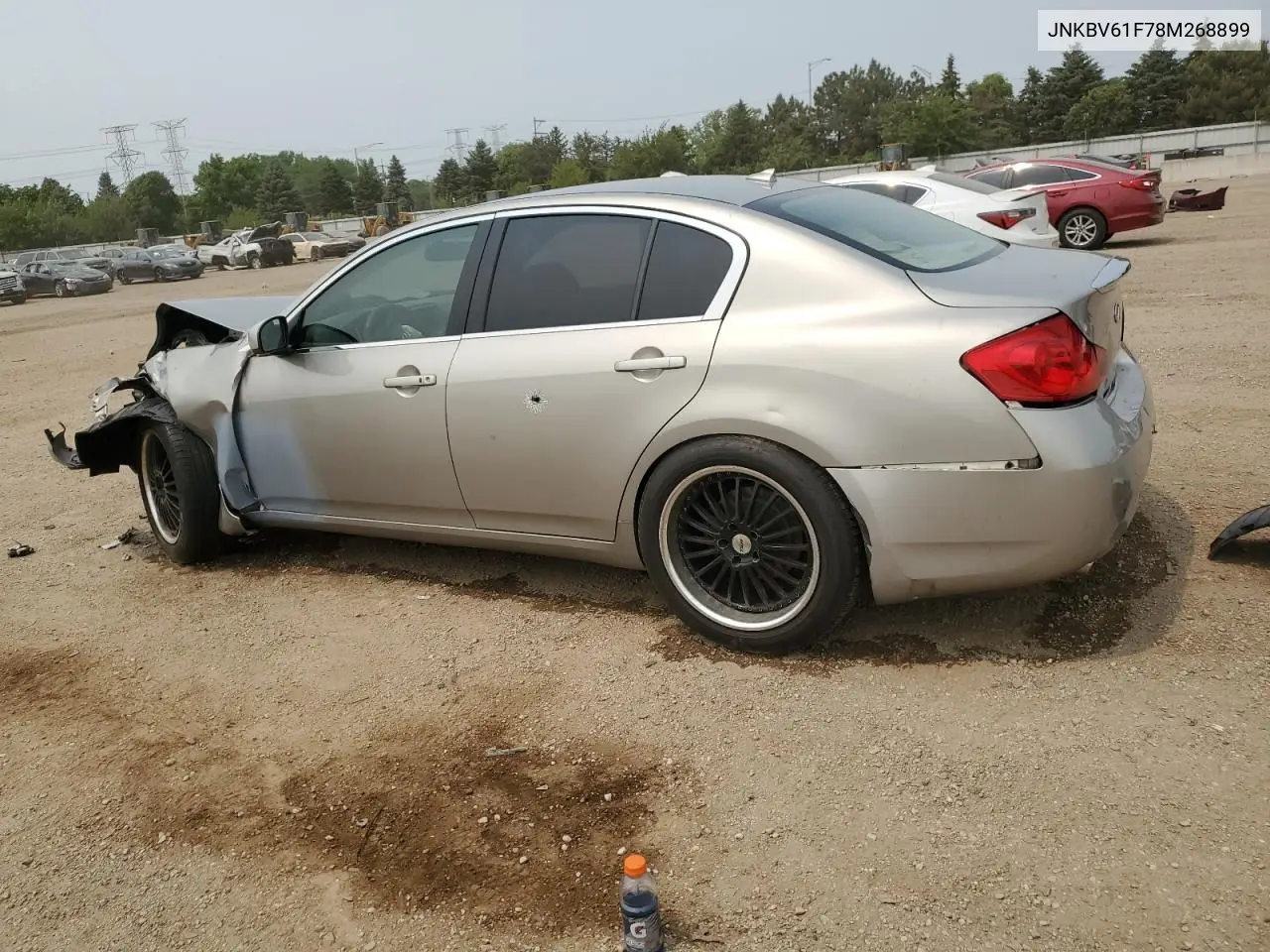 2008 Infiniti G35 VIN: JNKBV61F78M268899 Lot: 59040135