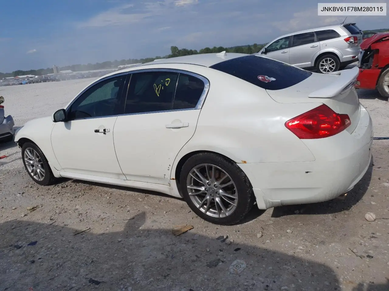2008 Infiniti G35 VIN: JNKBV61F78M280115 Lot: 61946545