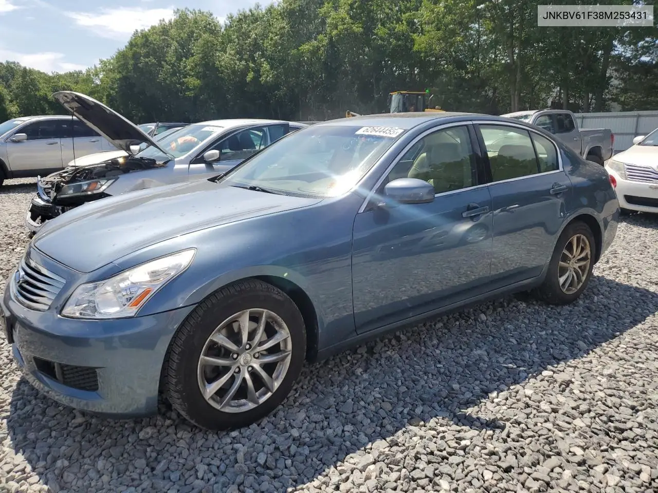 2008 Infiniti G35 VIN: JNKBV61F38M253431 Lot: 62644455