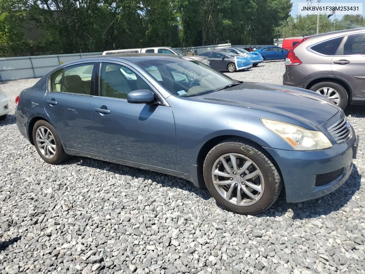 2008 Infiniti G35 VIN: JNKBV61F38M253431 Lot: 62644455