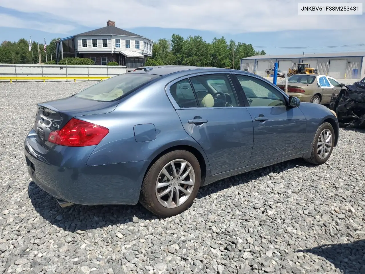 2008 Infiniti G35 VIN: JNKBV61F38M253431 Lot: 62644455