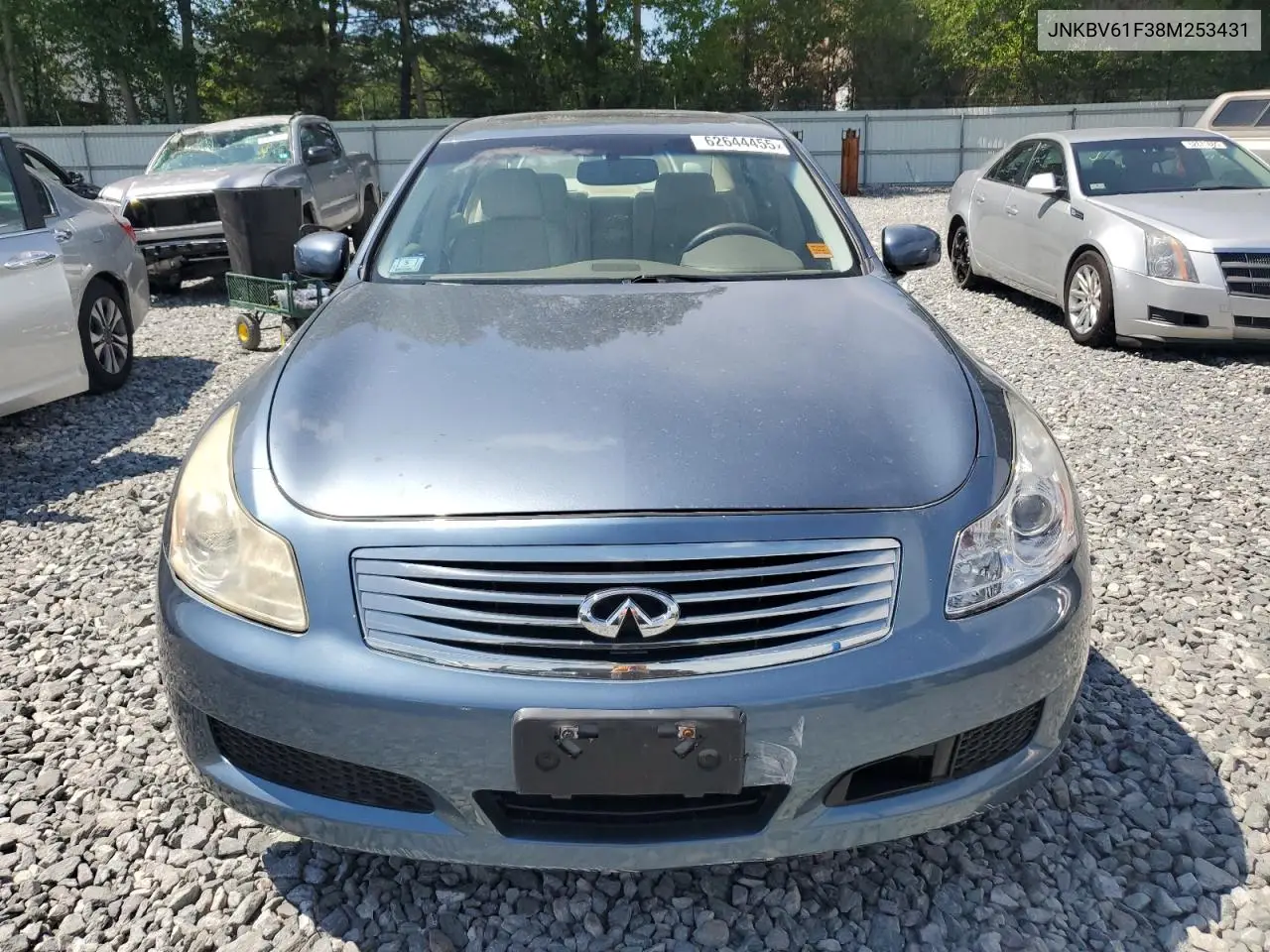 2008 Infiniti G35 VIN: JNKBV61F38M253431 Lot: 62644455