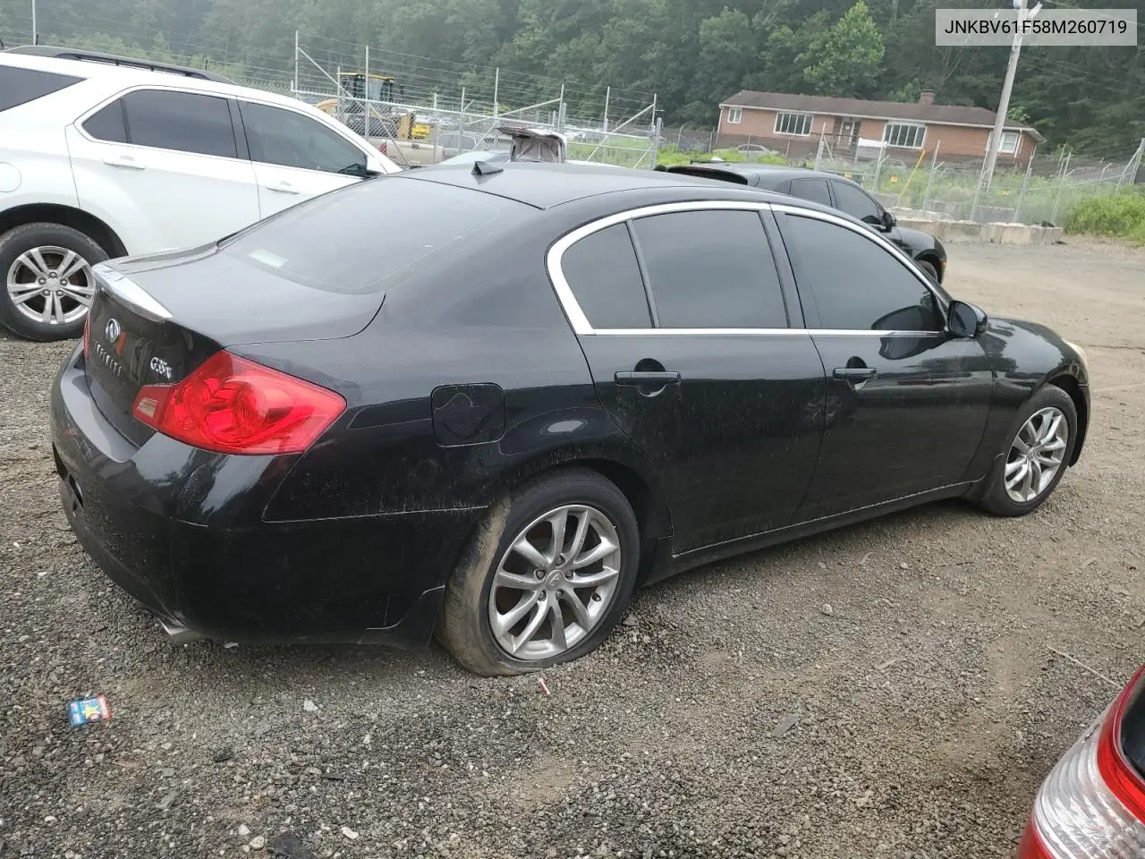 2008 Infiniti G35 VIN: JNKBV61F58M260719 Lot: 62671655