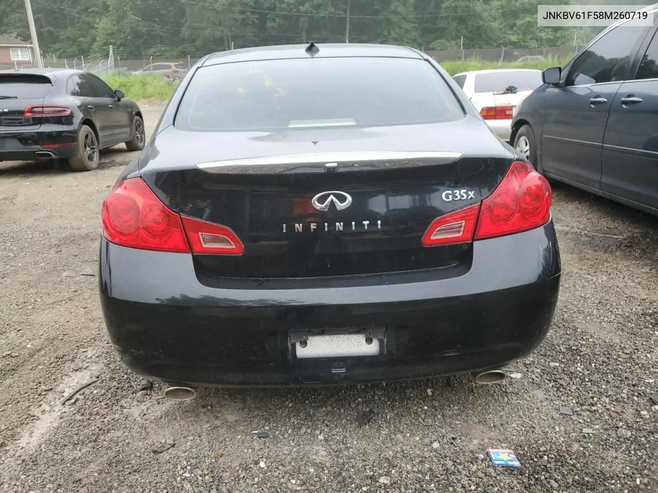2008 Infiniti G35 VIN: JNKBV61F58M260719 Lot: 62671655