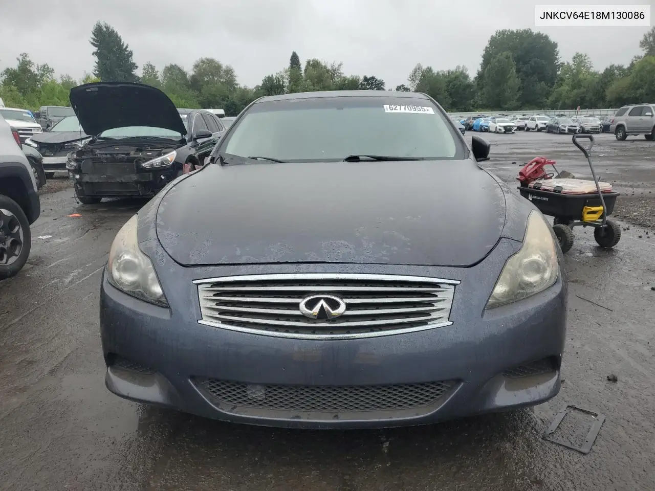 2008 Infiniti G37 Base VIN: JNKCV64E18M130086 Lot: 62770955