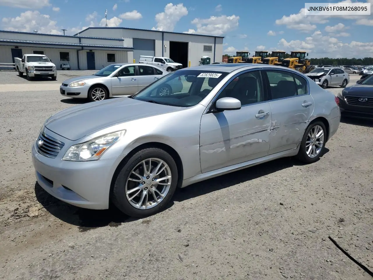 2008 Infiniti G35 VIN: JNKBV61F08M268095 Lot: 62829825