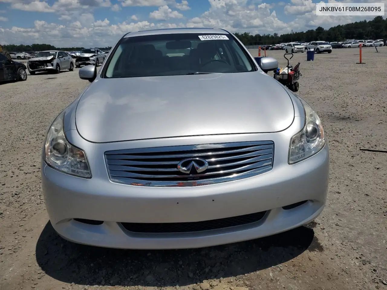 2008 Infiniti G35 VIN: JNKBV61F08M268095 Lot: 62829825
