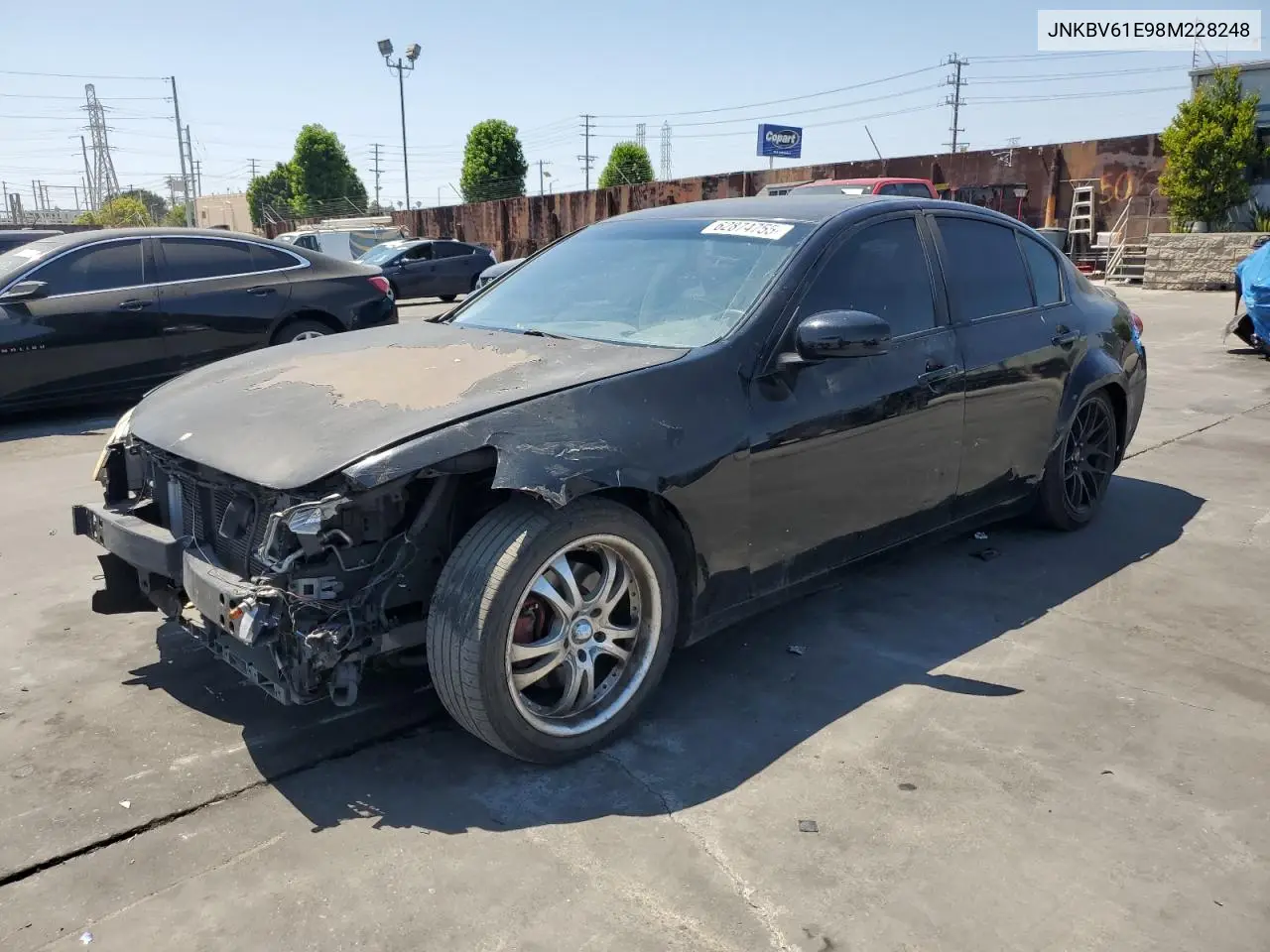 2008 Infiniti G35 VIN: JNKBV61E98M228248 Lot: 62874755
