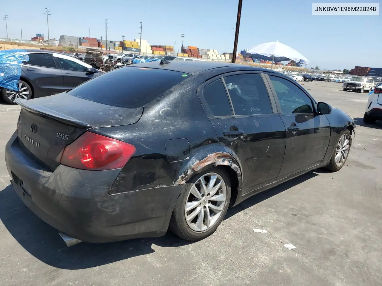 2008 Infiniti G35 VIN: JNKBV61E98M228248 Lot: 62874755