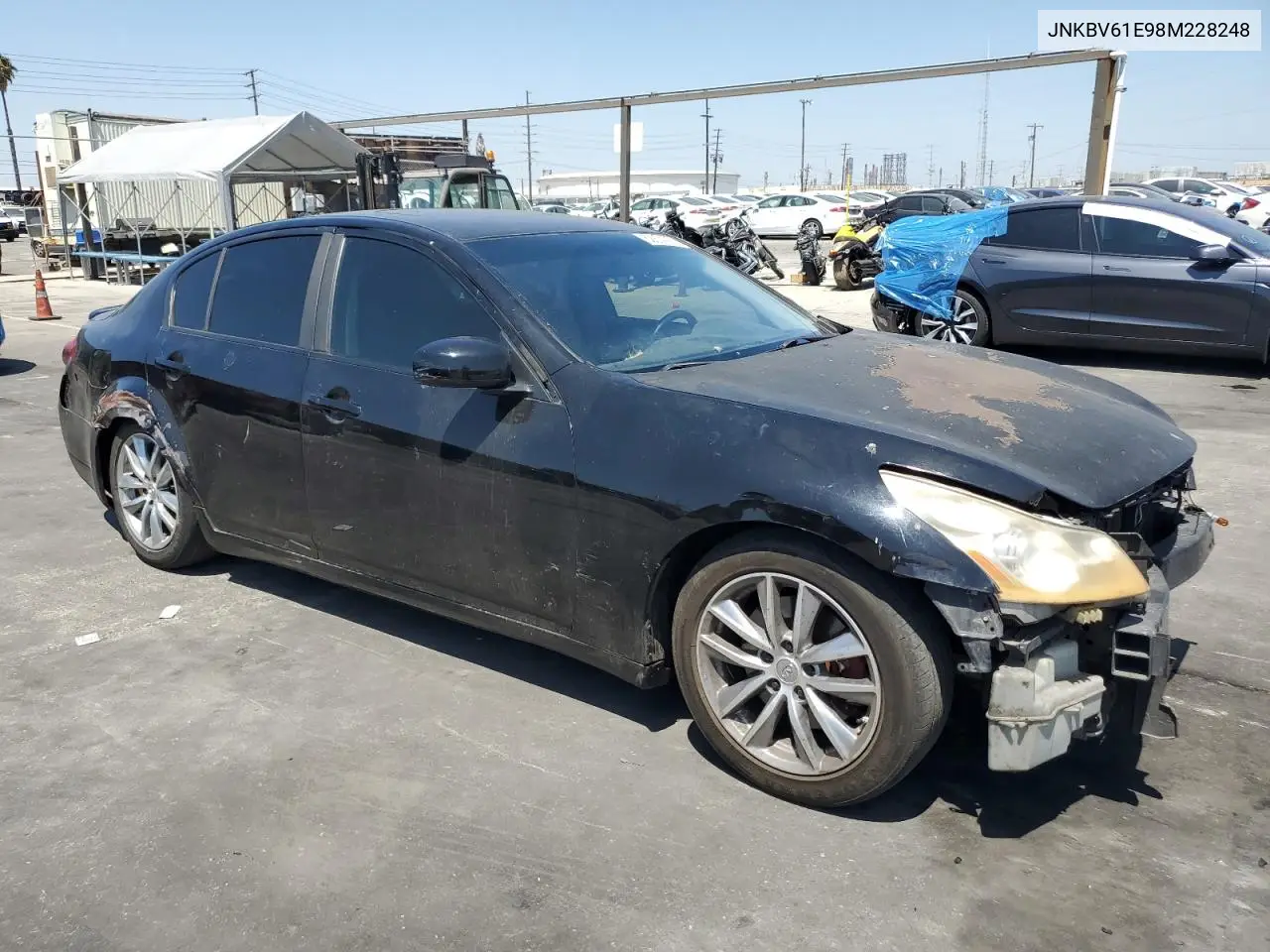 2008 Infiniti G35 VIN: JNKBV61E98M228248 Lot: 62874755