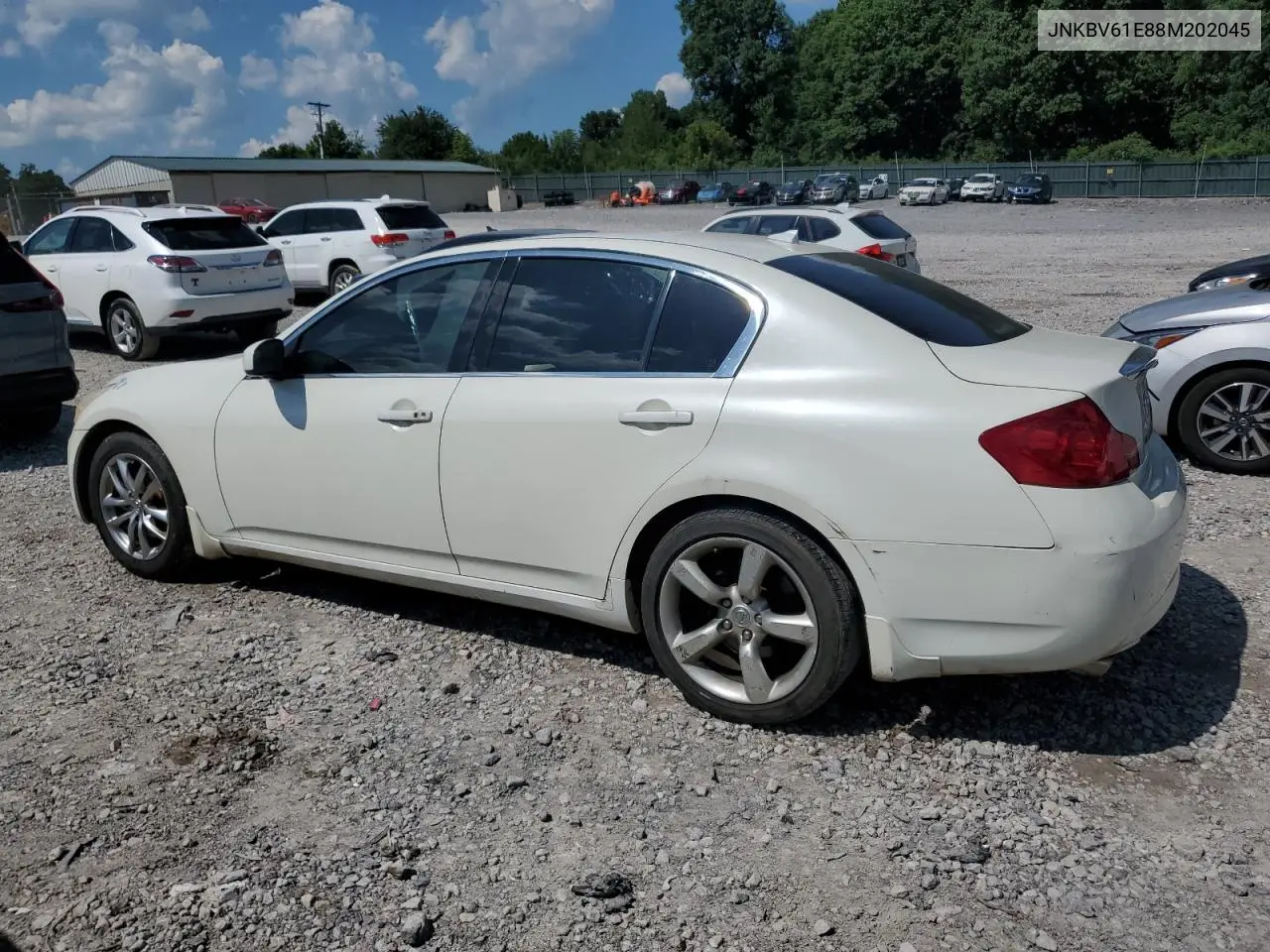 2008 Infiniti G35 VIN: JNKBV61E88M202045 Lot: 62911345