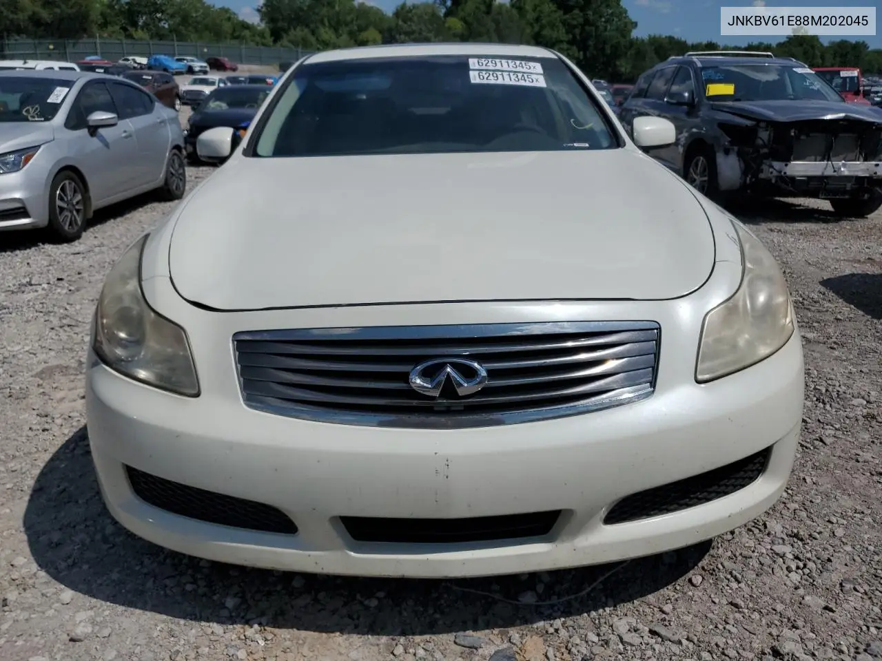 2008 Infiniti G35 VIN: JNKBV61E88M202045 Lot: 62911345
