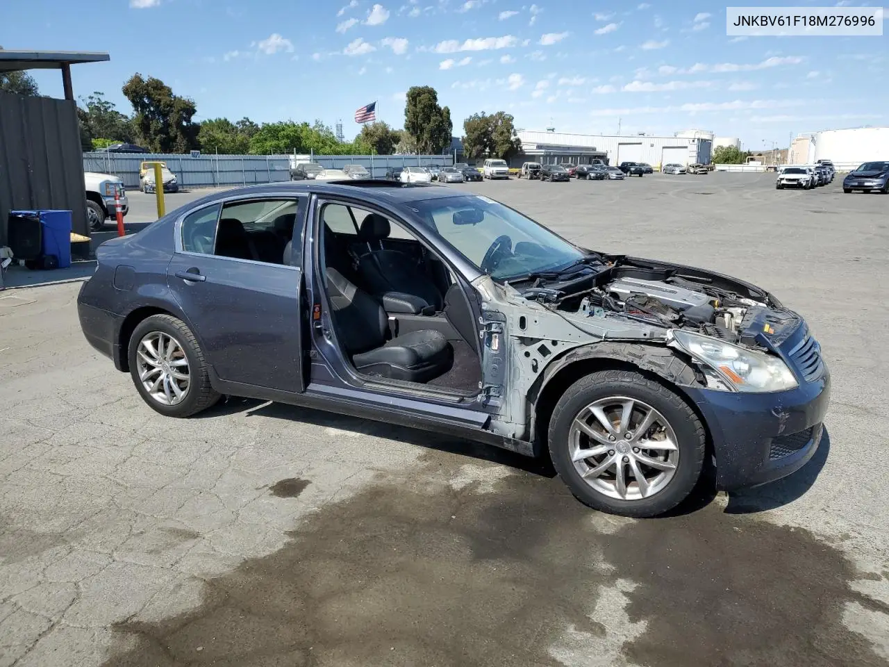 2008 Infiniti G35 VIN: JNKBV61F18M276996 Lot: 62965425