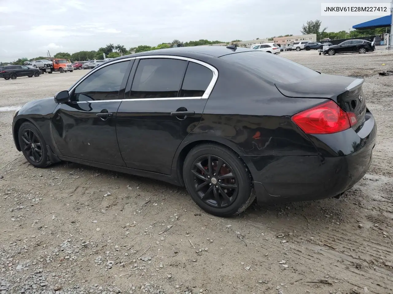 2008 Infiniti G35 VIN: JNKBV61E28M227412 Lot: 63377605