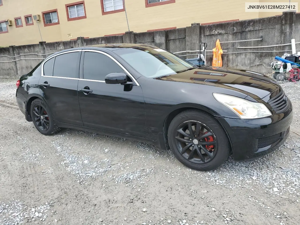 2008 Infiniti G35 VIN: JNKBV61E28M227412 Lot: 63377605