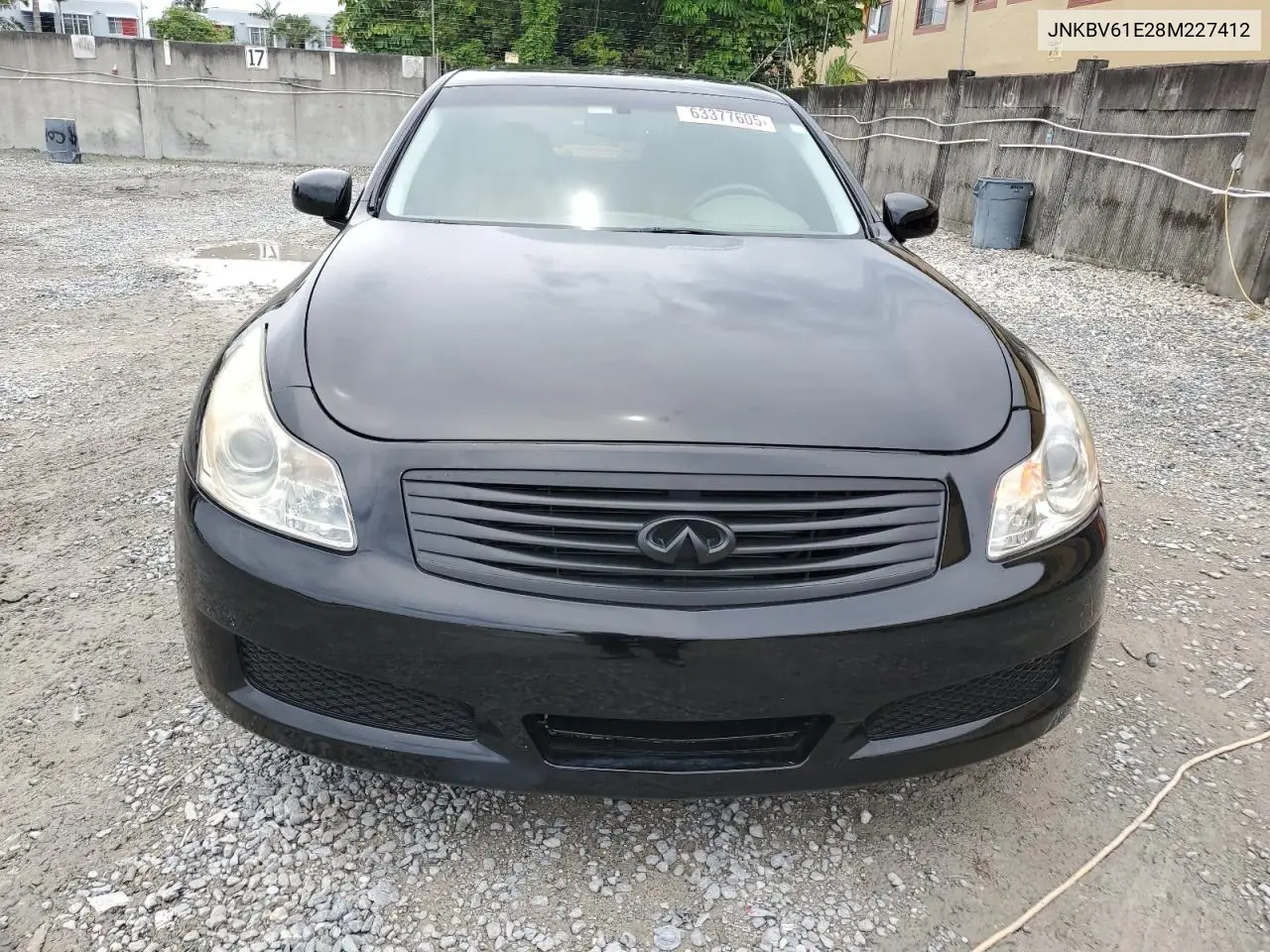 2008 Infiniti G35 VIN: JNKBV61E28M227412 Lot: 63377605